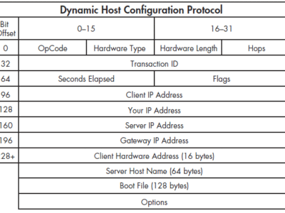 9.3 Структура, формат и назначение DHCP пакетов (сообщений): DHCPDISCOVER, DHCPOFFER, DHCPREQUEST и DHCPACK
